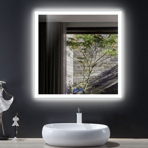 Orren Ellis Bartolmeu Modern & Contemporary Lighted Bathroom/Vanity
